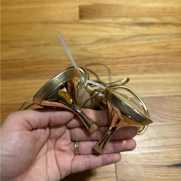 Nine West | Hendy Strappy Lace Up Dress Sandals - Picture 9 of 9